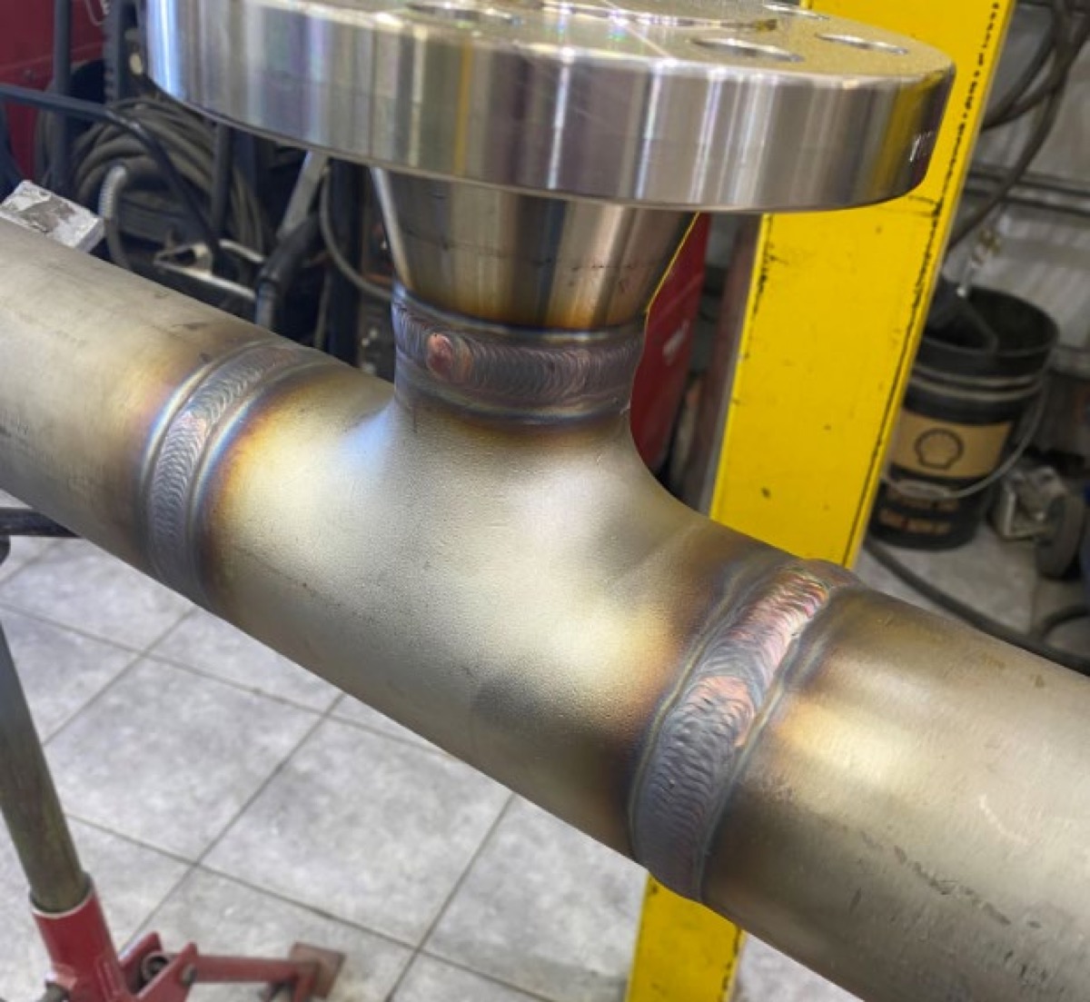 Fabricate high-pressure stainless frac manifolds